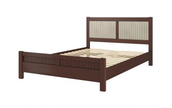 Кровать из массива Фрида Орех (БМ) в Алапаевске - alapaevsk.mebel-e96.ru