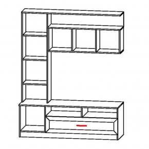 Гостиная Прага (модульная) Анкор белый в Алапаевске - alapaevsk.mebel-e96.ru