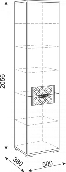 Стенка Тиффани модульная (Риннер) в Алапаевске - alapaevsk.mebel-e96.ru