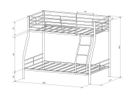 Кровать 2-х ярусная Гранада-2Я в Алапаевске - alapaevsk.mebel-e96.ru