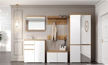 Прихожая Гретта №1 крафт золотой (Памир) в Алапаевске - alapaevsk.mebel-e96.ru