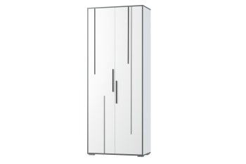 Шкаф 2 дв. Грей (УНИ) (МЛК) в Алапаевске - alapaevsk.mebel-e96.ru