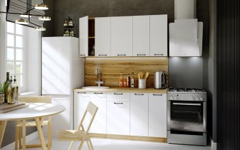 КУхонный гарнитур Хелмер 1600 мм (Сурская) в Алапаевске - alapaevsk.mebel-e96.ru
