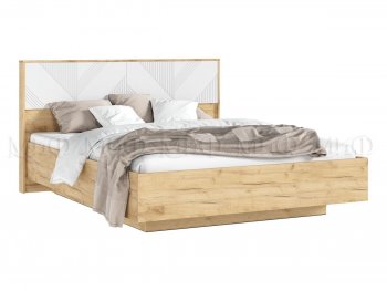 Кровать парящая Ирис крафт/белый (Миф) в Алапаевске - alapaevsk.mebel-e96.ru