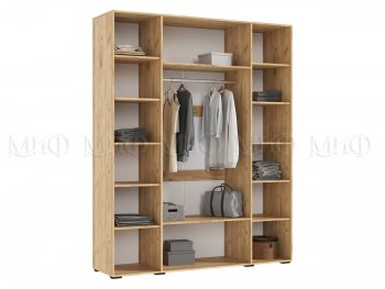 Шкаф 1800 мм Ирис с антресолью крафт/графит (Миф) в Алапаевске - alapaevsk.mebel-e96.ru