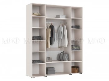 Шкаф 1800 мм Ирис с антресолью кашемир (Миф) в Алапаевске - alapaevsk.mebel-e96.ru