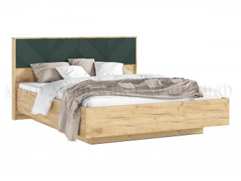 Кровать парящая Ирис крафт/грин с подсветкой (Миф) в Алапаевске - alapaevsk.mebel-e96.ru