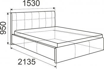 Кровать Изабелла с латами Newtone cacao (ИжМ) в Алапаевске - alapaevsk.mebel-e96.ru