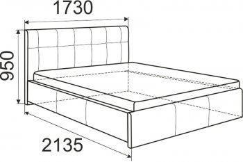 Кровать Изабелла с латами Newtone cacao (ИжМ) в Алапаевске - alapaevsk.mebel-e96.ru