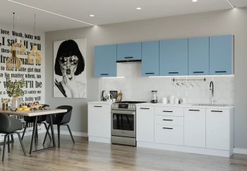 Кухонный гарнитур Капри 3000 мм ЛДСП/МДФ (Санвут) в Алапаевске - alapaevsk.mebel-e96.ru