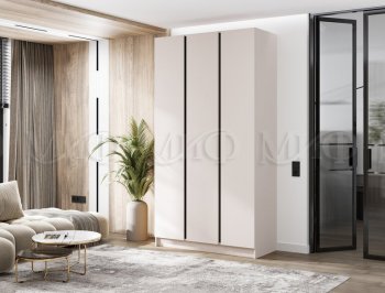 Шкаф 1200 мм 3-х ств. Келвин кашемир (Миф) в Алапаевске - alapaevsk.mebel-e96.ru