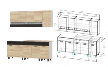 Кухонный гарнитур КГ-2 2000 мм (СВ) в Алапаевске - alapaevsk.mebel-e96.ru