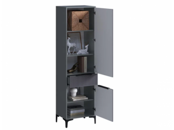 Пенал 550 мм Кимберли графит (Handis) в Алапаевске - alapaevsk.mebel-e96.ru