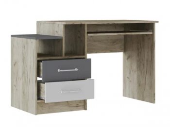 Стол письменный Колибри Лофт серый (Текс) в Алапаевске - alapaevsk.mebel-e96.ru