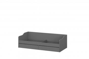 Кровать с ящиками КР-2 графит серый (СВ) в Алапаевске - alapaevsk.mebel-e96.ru