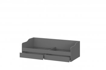 Кровать с ящиками КР-2 графит серый (СВ) в Алапаевске - alapaevsk.mebel-e96.ru