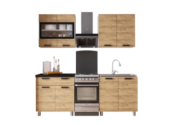 Кухонный гарнитур Крафт 1600 мм (БТС) в Алапаевске - alapaevsk.mebel-e96.ru