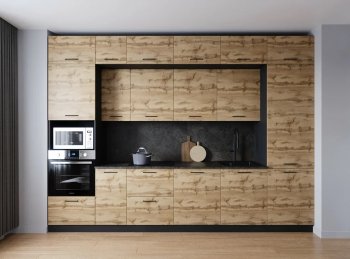 Кухонный гарнитур Крафт 3400 мм (Санвут) в Алапаевске - alapaevsk.mebel-e96.ru