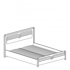 Кровать 1600 Фьорд 155 (Яна) в Алапаевске - alapaevsk.mebel-e96.ru