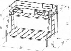 Кровать 2-х ярусная Гранада в Алапаевске - alapaevsk.mebel-e96.ru