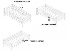 Кровать 2-х ярусная Сонечка с бортиками (лестница наклонная) в Алапаевске - alapaevsk.mebel-e96.ru