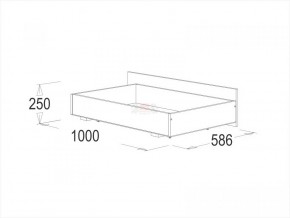 Кровать двойная Ольга 1Н + 2-а ящика (1200*2000) в Алапаевске - alapaevsk.mebel-e96.ru