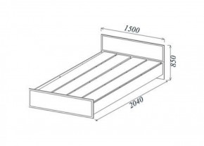 Кровать Классика 1400 в Алапаевске - alapaevsk.mebel-e96.ru