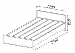 Кровать Классика 1600 в Алапаевске - alapaevsk.mebel-e96.ru