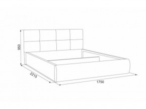 Кровать мягкая Куба (1600) в Алапаевске - alapaevsk.mebel-e96.ru