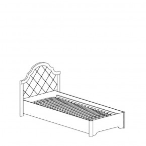 Кровать одинарная Флора 914 (Яна) в Алапаевске - alapaevsk.mebel-e96.ru