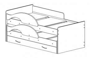 Кровать выкатная Радуга (Матрешка) 800*1600 в Алапаевске - alapaevsk.mebel-e96.ru