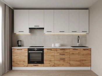 Кухонный гарнитур высокий Лада 3000 мм (Санвут) в Алапаевске - alapaevsk.mebel-e96.ru