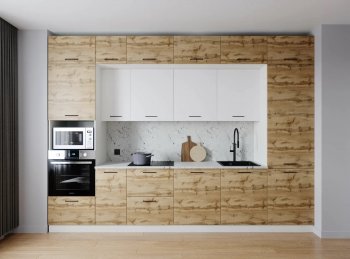 Кухонный гарнитур Лада 3400 мм (Санвут) в Алапаевске - alapaevsk.mebel-e96.ru