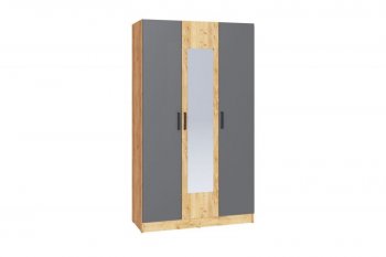 Шкаф 1200 мм Ларс крафт/графит (Микон) в Алапаевске - alapaevsk.mebel-e96.ru