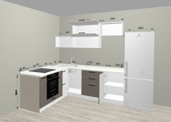 Угловой кухонный гарнитур Санвут 1516х2100 мм в Алапаевске - alapaevsk.mebel-e96.ru