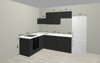 Угловой кухонный гарнитур Санвут 1516х2100 мм в Алапаевске - alapaevsk.mebel-e96.ru