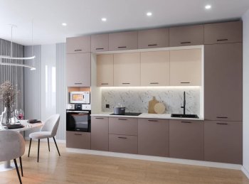 Кухонный гарнитур Латте 3400 мм (Санвут) в Алапаевске - alapaevsk.mebel-e96.ru