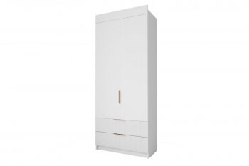 Шкаф Лавис ШД 900.1, белый софт (ДСВ) в Алапаевске - alapaevsk.mebel-e96.ru