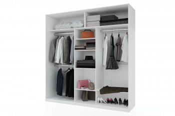 Шкаф-купе 1800 мм LINE 3-хдвер. BL18-6.3D (Мама) в Алапаевске - alapaevsk.mebel-e96.ru