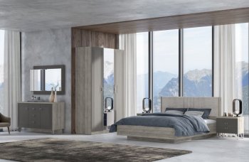 Спальный гарнитур Лежер модульный, холст вулканический (СанТан) в Алапаевске - alapaevsk.mebel-e96.ru