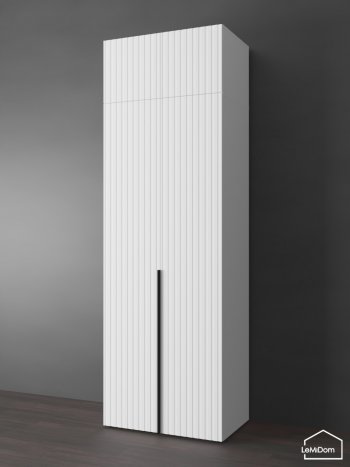 Шкаф с антресолью 800 мм Linnea MHR-2A-2 2450х800х510 (Белый-М 11.1.2) в Алапаевске - alapaevsk.mebel-e96.ru