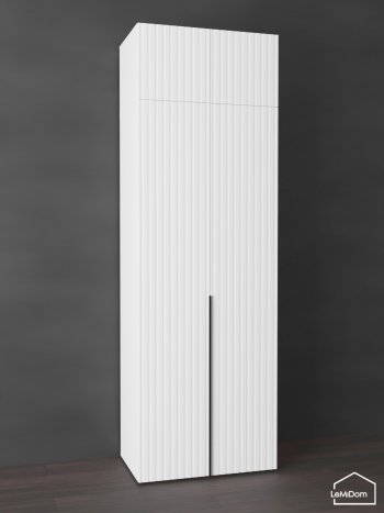 Шкаф с антресолью 800 мм Linnea MHR-2A-1 2450х800х510 (Белый-М 11.1.1) в Алапаевске - alapaevsk.mebel-e96.ru