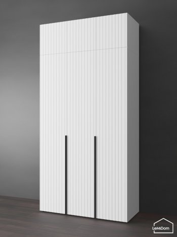 Шкаф с антресолью 1200 мм Linnea MHR-3A-1 2450х1200х510 (Белый-М 11.1.2) в Алапаевске - alapaevsk.mebel-e96.ru