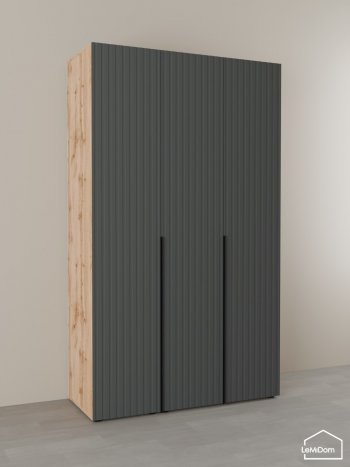 Шкаф с антресолью 1200 мм Linnea MHR-3A-2 2450х1200х510 (ДВ-М 11.1.25) в Алапаевске - alapaevsk.mebel-e96.ru