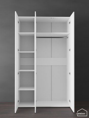 Шкаф Linnea MHR-3PO-1 2050х1200х510 (Белый-М 11.1.2) в Алапаевске - alapaevsk.mebel-e96.ru