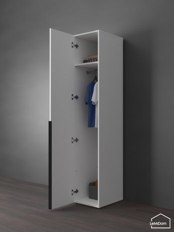 Шкаф Linnea MHR-1 2050х400х510 (Белый-М 11.1.2) в Алапаевске - alapaevsk.mebel-e96.ru