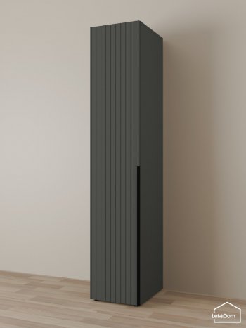 Шкаф Linnea MHR-1-2 2050х400х510 (Графит-М 11.1.25) в Алапаевске - alapaevsk.mebel-e96.ru