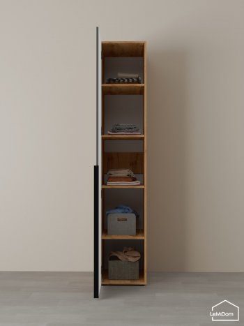 Шкаф Linnea MHR-1-2 2050х400х510 (ДВ-М 11.1.25) в Алапаевске - alapaevsk.mebel-e96.ru