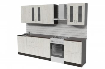 Кухонный гарнитур Лоретта компакт 2200 мм (Гретта) в Алапаевске - alapaevsk.mebel-e96.ru
