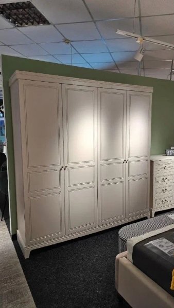 Спальный гарнитур Лорето, модульный, льняной (БМ) в Алапаевске - alapaevsk.mebel-e96.ru